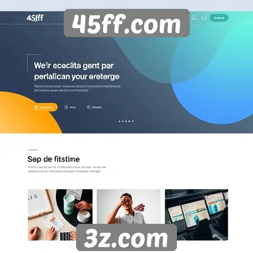 Interface de 45ff.com é intuitiva e acessível